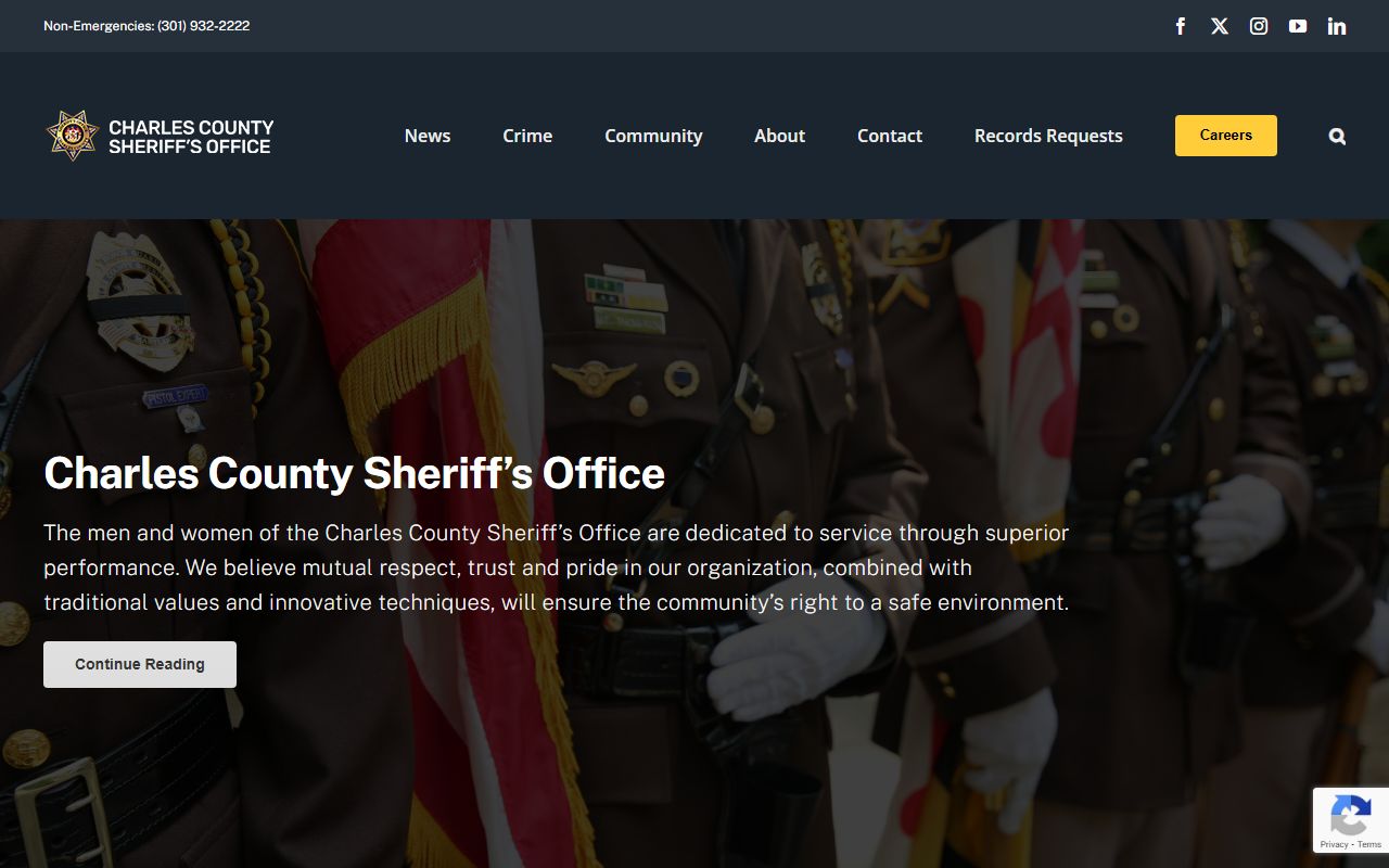 Charles County Sheriff's Office - Charles County Criminal Records